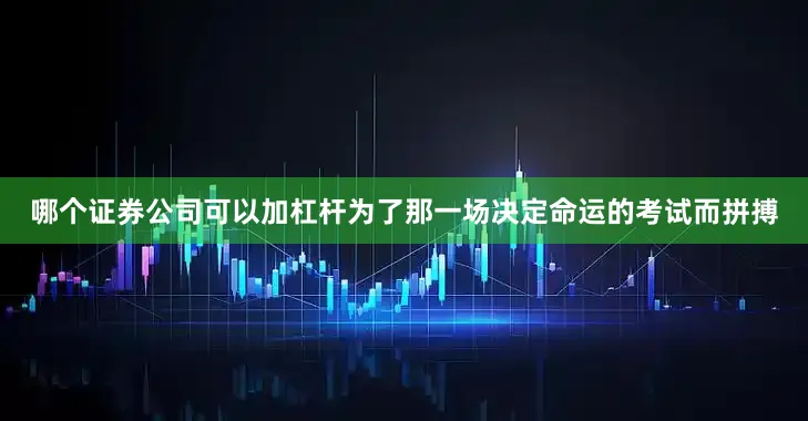 哪个证券公司可以加杠杆为了那一场决定命运的考试而拼搏